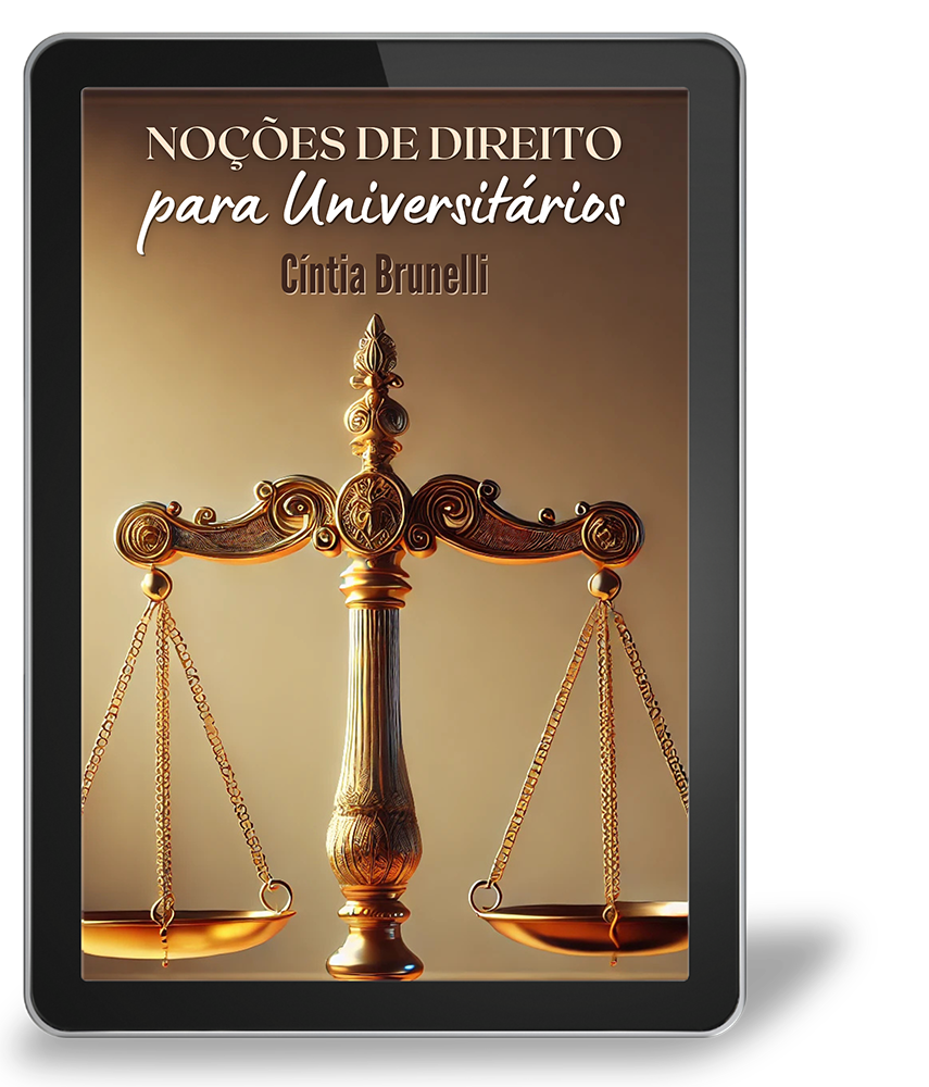 Capa do e-book Noções de Direito para Universitários